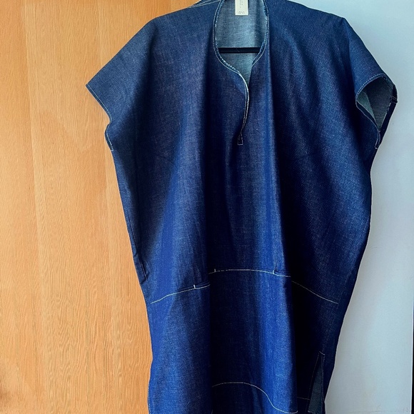 Zero Maria Cornejo Denim Circe Tunic Dress | Size S - Picture 1 of 8